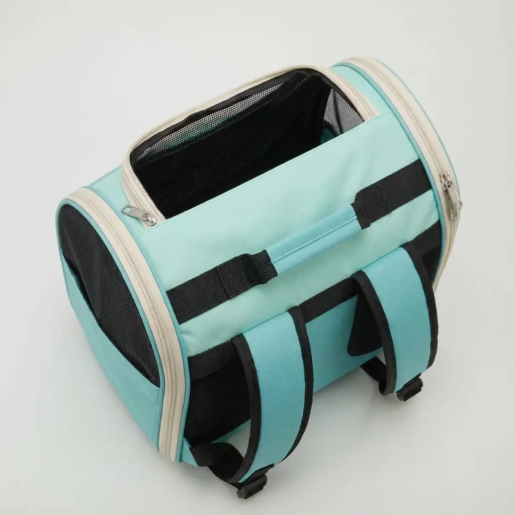 Sac de transport aéré pour chaton - chat a l interieur