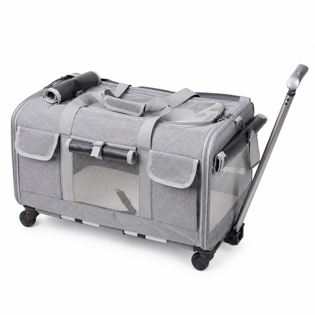 Valise de transport à roulettes pour chat - vue principale
