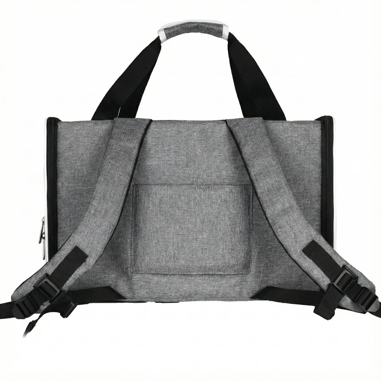 Sac de transport zippé pour 2 chats - fermeture et ventilation