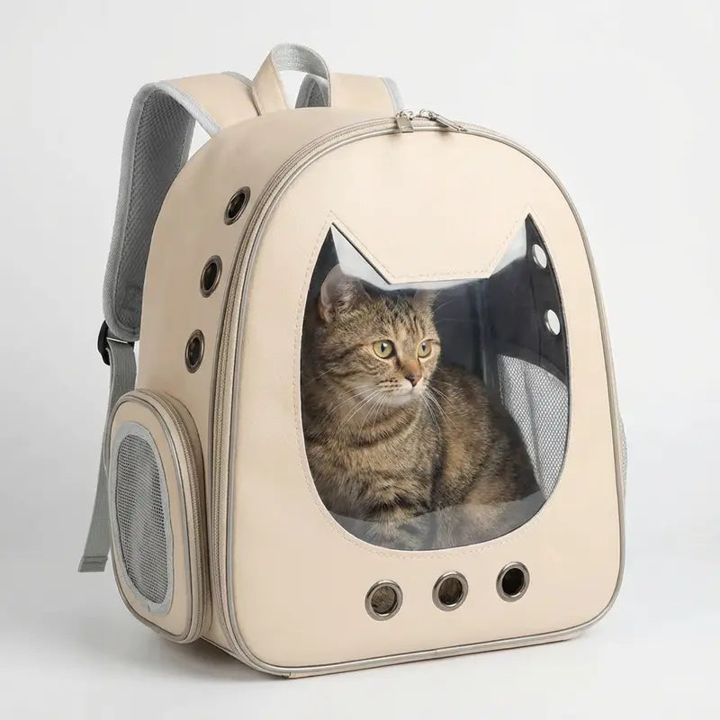 Sac de transport zippé compact pour chaton - fermeture et ventilation