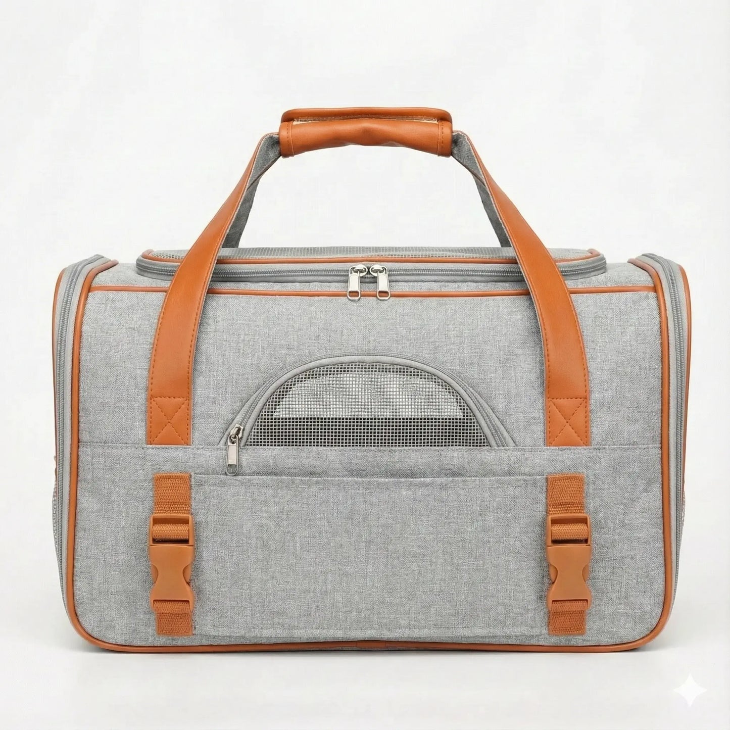 Sac de transport confort pour chat - fermeture et ventilation