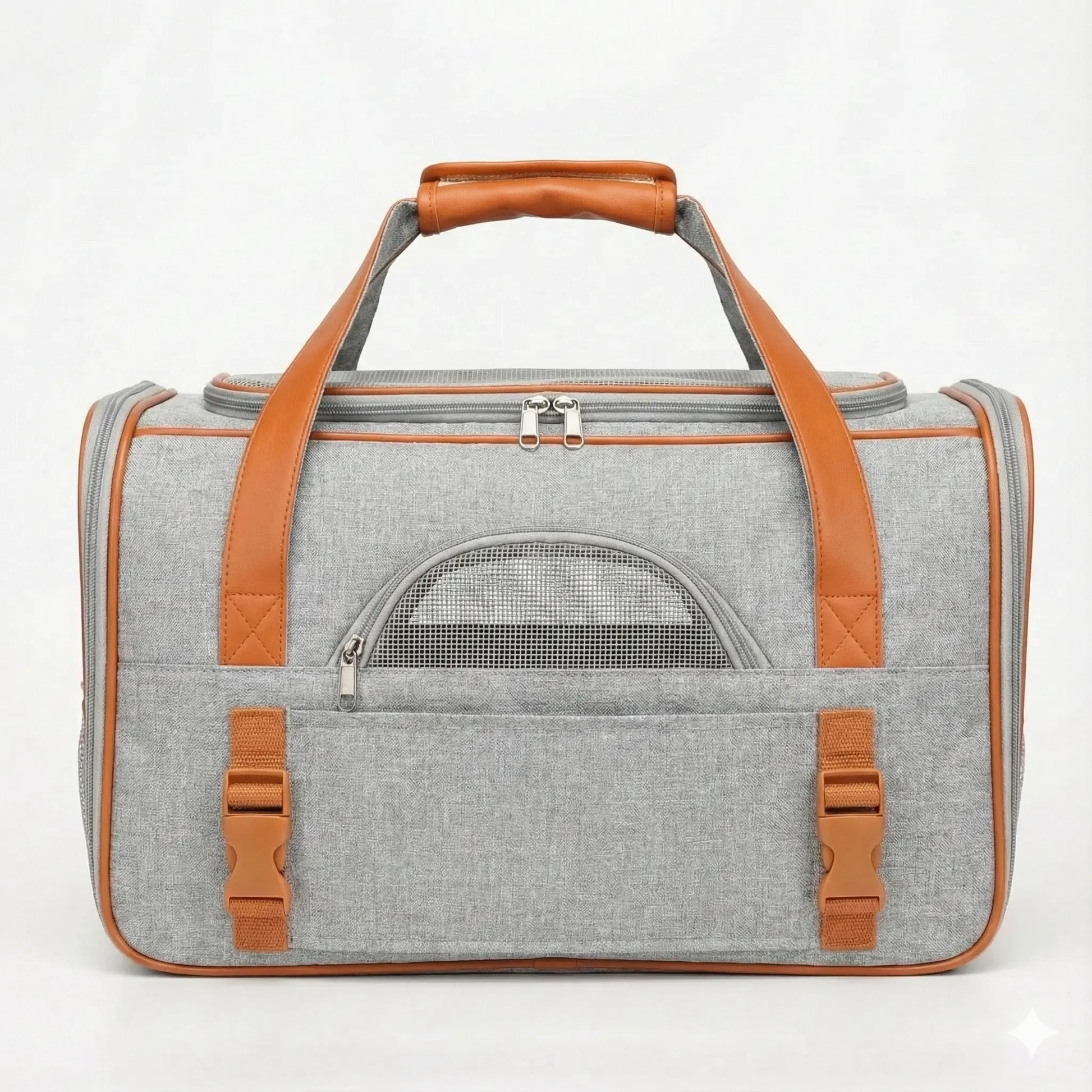 Sac de transport confort pour chat - fermeture et ventilation