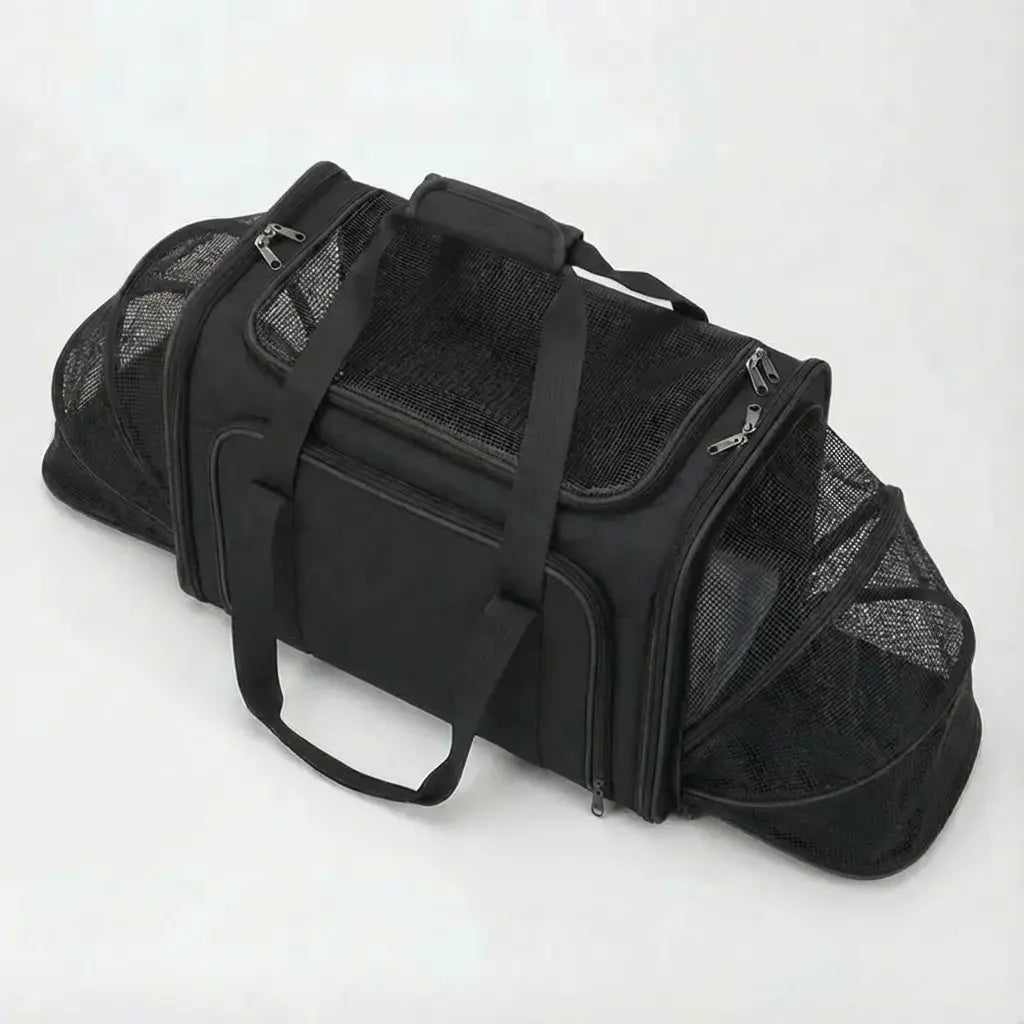 Sac de transport grand espace ventilé pour chat - vue principale