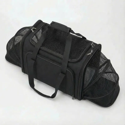 Sac de transport grand espace ventilé pour chat - vue principale
