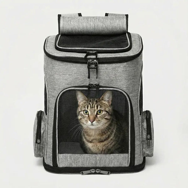 Sac à dos Randonnée spacieux pour chat - vue de cote