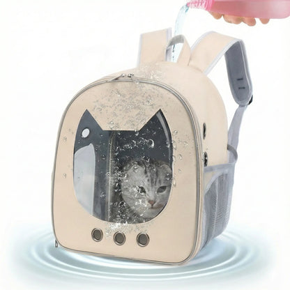 Sac à dos zippé compact pour chaton - chat a l interieur
