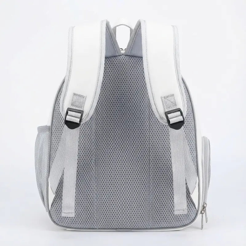 Sac à dos ergonomique pour chaton - fermeture et ventilation