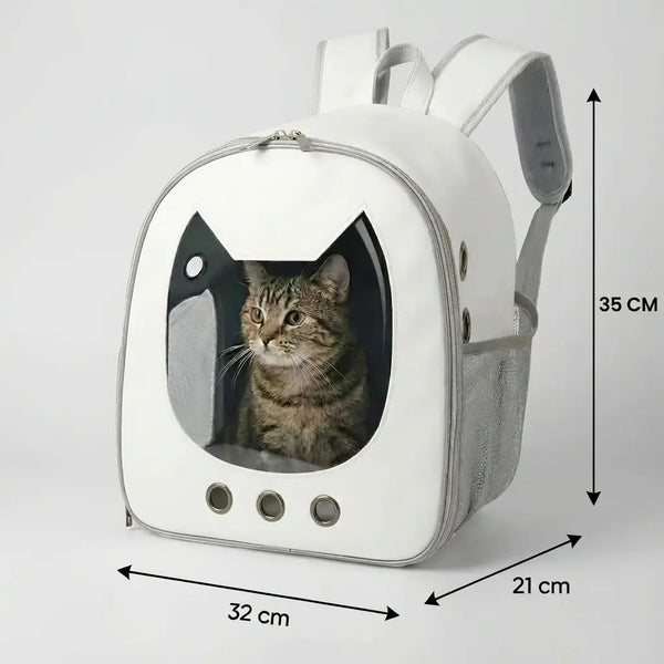 Sac à dos ergonomique pour chaton - vue de cote