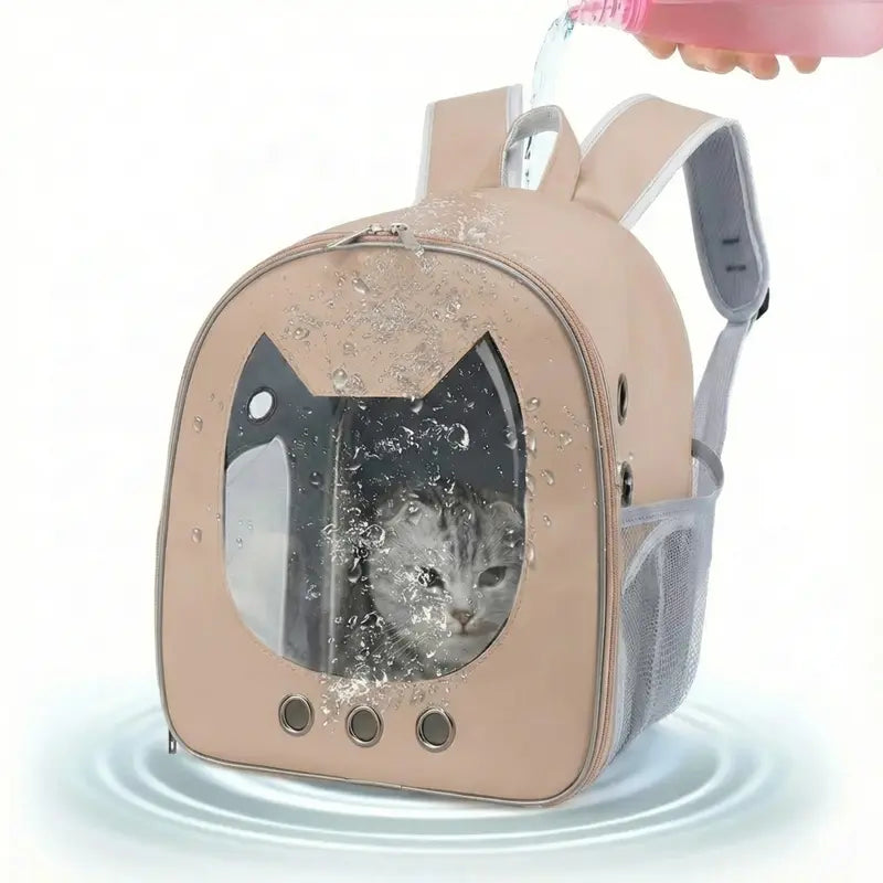 Sac à dos imperméable pour chaton - chat a l interieur