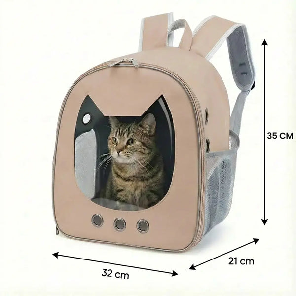 Sac à dos imperméable pour chaton - vue de cote