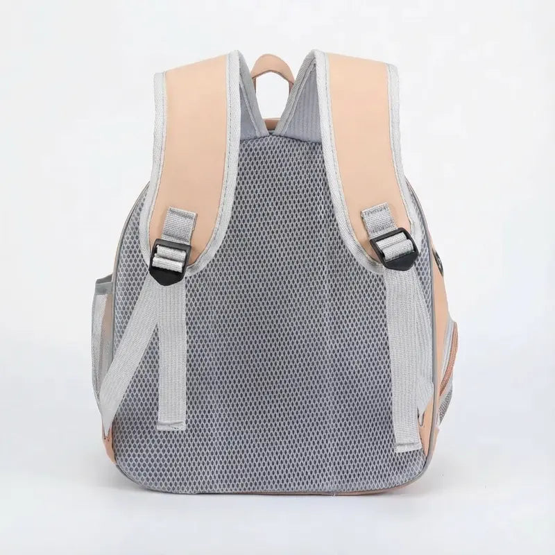 Sac à dos imperméable pour chaton - fermeture et ventilation
