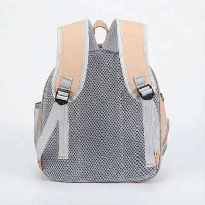 Sac à dos imperméable pour chaton - fermeture et ventilation