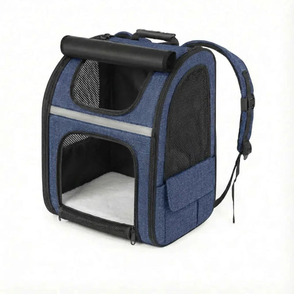 Sac à dos extensible ventilé pour chat - vue principale