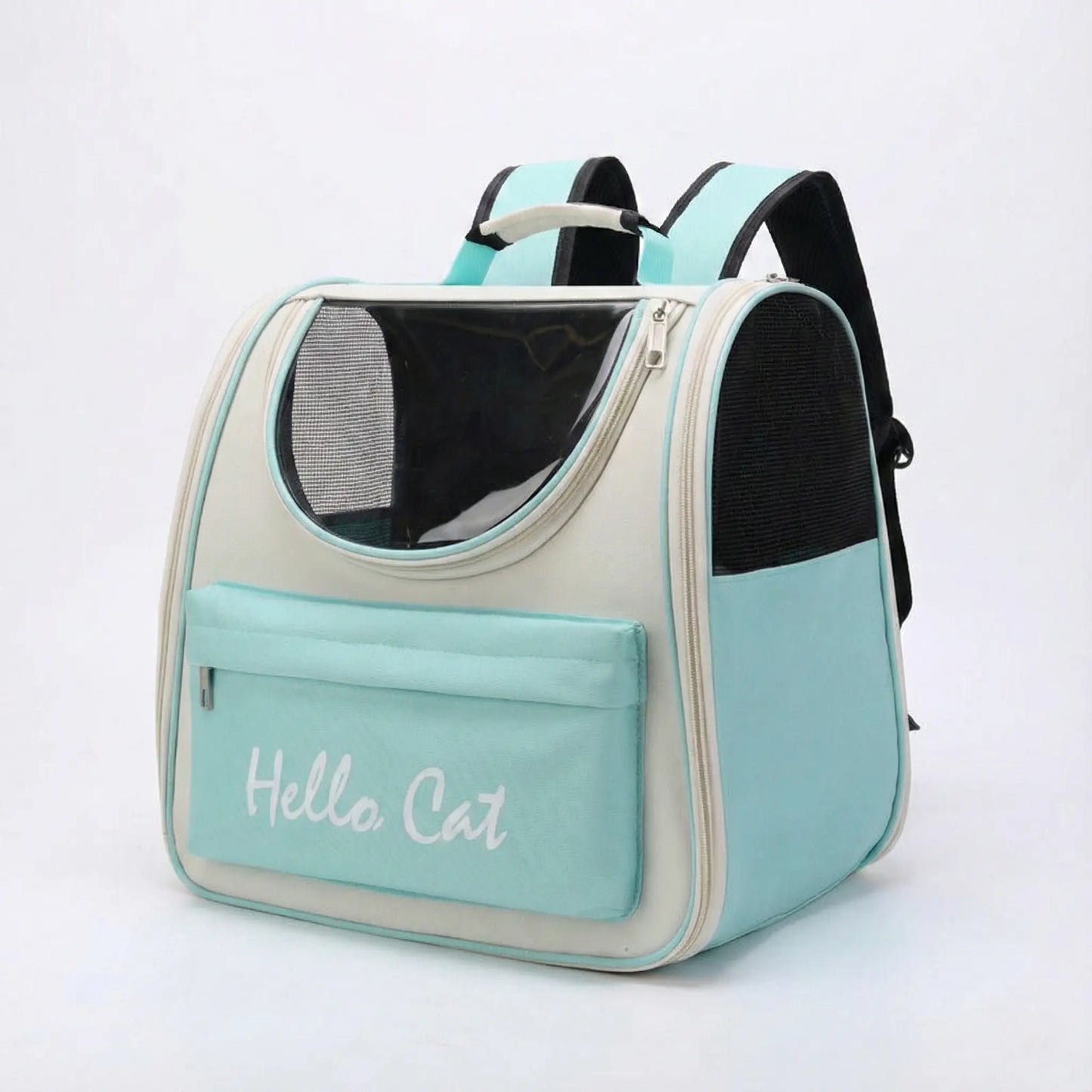 Sac à dos zippé respirant pour chat - vue principale