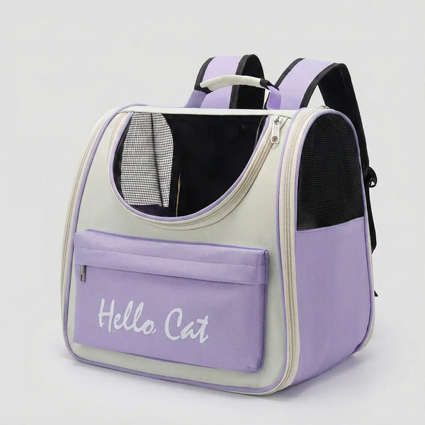 Sac à dos panoramique robuste pour chat - vue principale