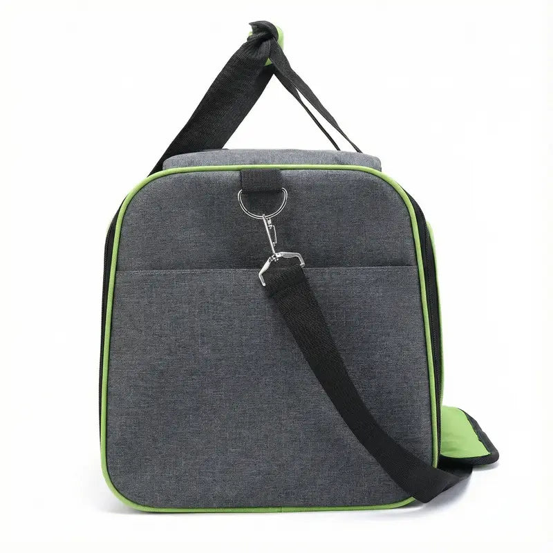 Sac de transport ventilé pour chat 7kg - fermeture et ventilation