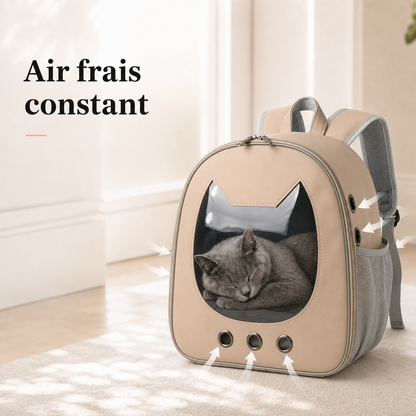 Air frais constant et ventilation - Sac � dos imperm�able pour chaton