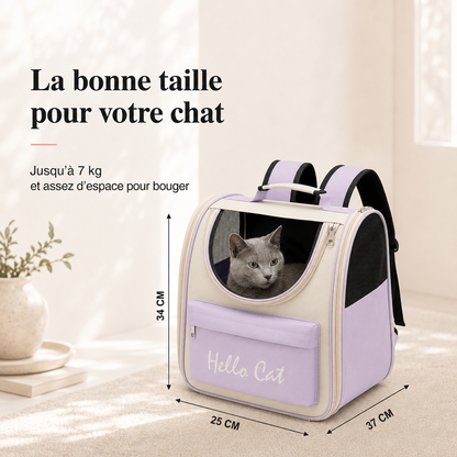Dimensions et taille adaptee a votre chat - Sac de transport  robuste pour chaton