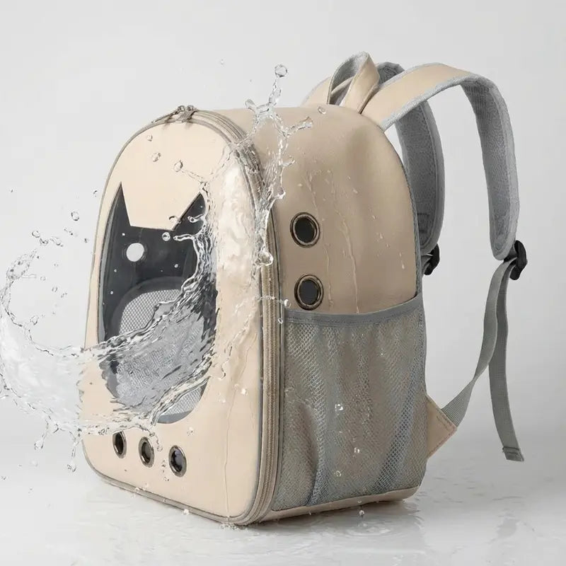 Sac de transport zippé compact pour chaton - interieur et acces