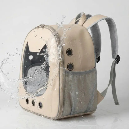 Sac de transport zippé compact pour chaton - interieur et acces