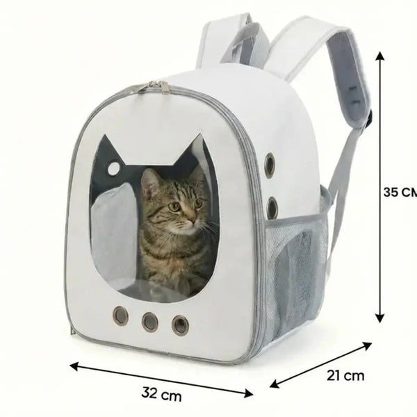 Sac de transport ergonomique pour chaton - vue de cote