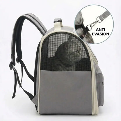 Sac de transport zippé pour chaton - interieur et acces