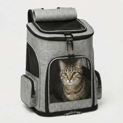 Sac à dos extensible pour chat adulte - interieur et acces