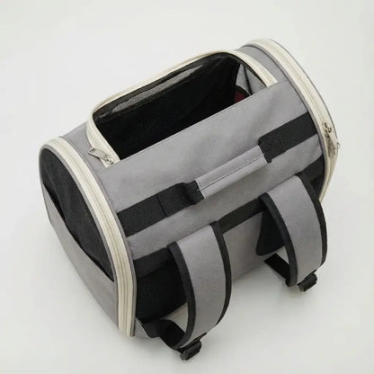 Sac de transport zippé pour chaton - chat a l interieur