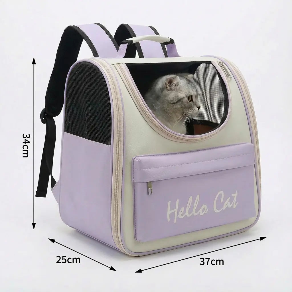 Sac de transport  robuste pour chaton - vue de cote