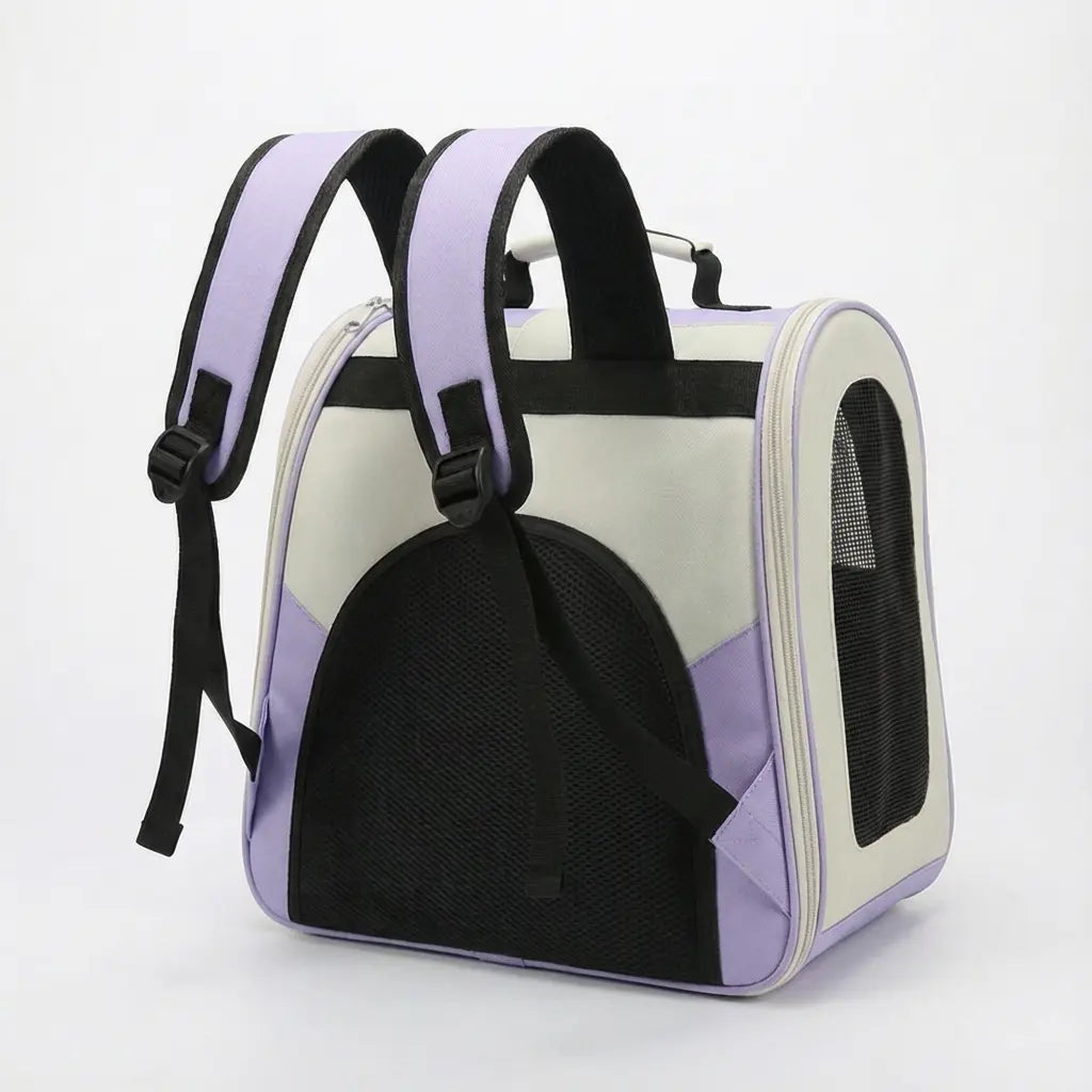 Sac de transport  robuste pour chaton - fermeture et ventilation