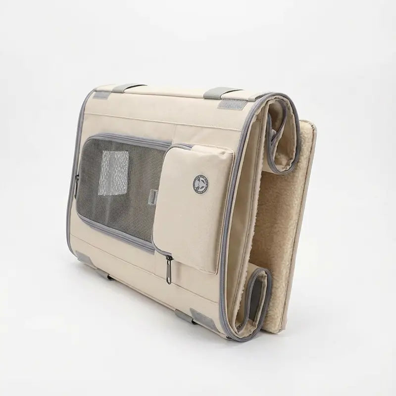 Sac de transport aérien ventilé pour chat - chat a l interieur