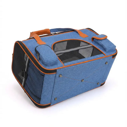 Sac de transport XXL résistant pour chat - interieur et acces