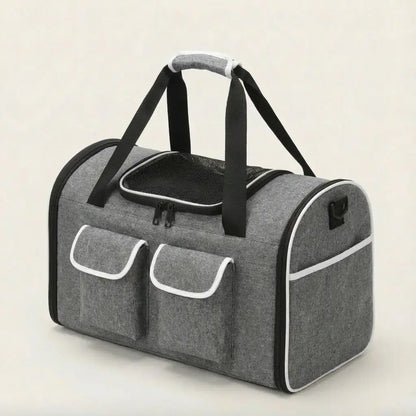 Sac de transport pour chat XXL - Gris - vue principale