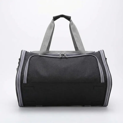 Sac de transport souple pour chat - fermeture et ventilation