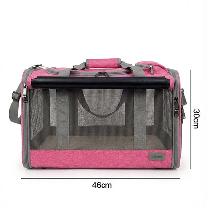 Sac de transport transit souple pour chat - vue de cote