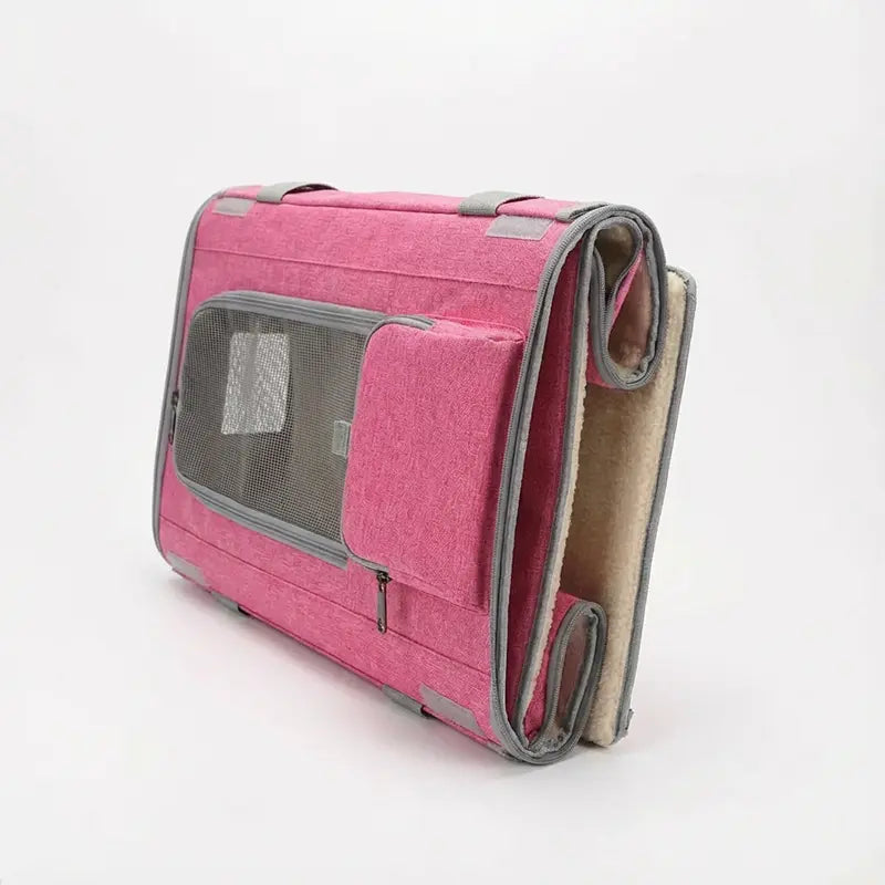Sac de transport transit souple pour chat - chat a l interieur