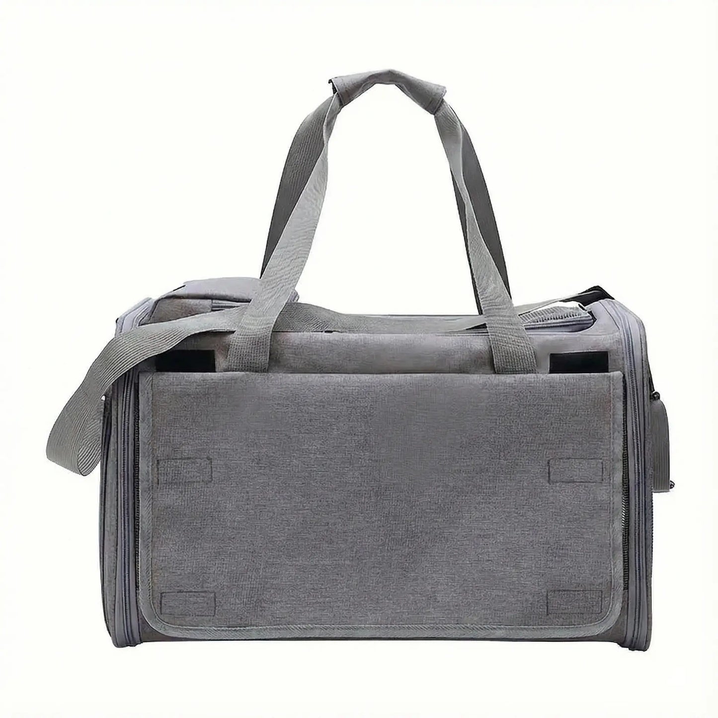 Sac de transport robuste pour chat 7kg - fermeture et ventilation