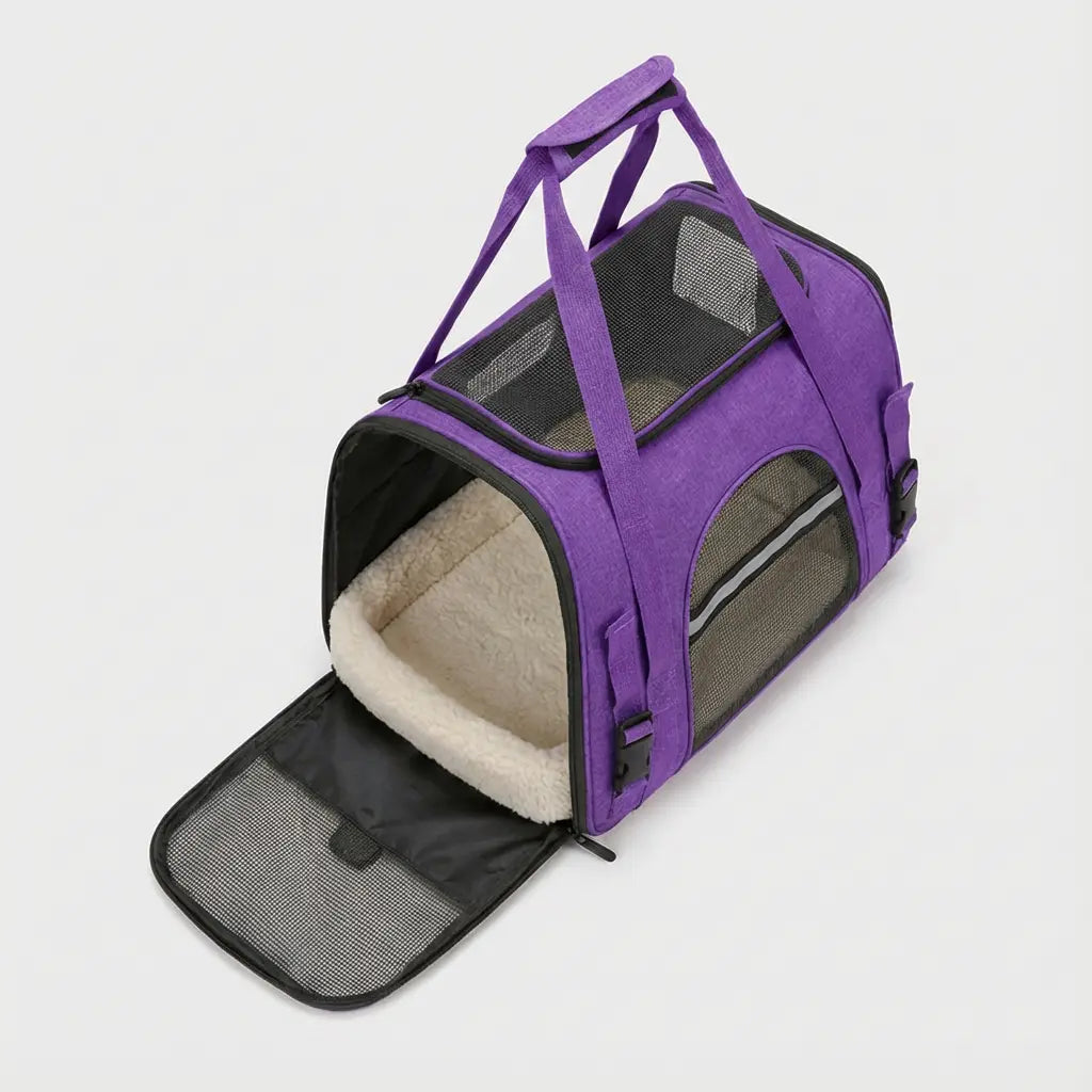 Sac de voyage  XXL en coton pour chat - vue principale