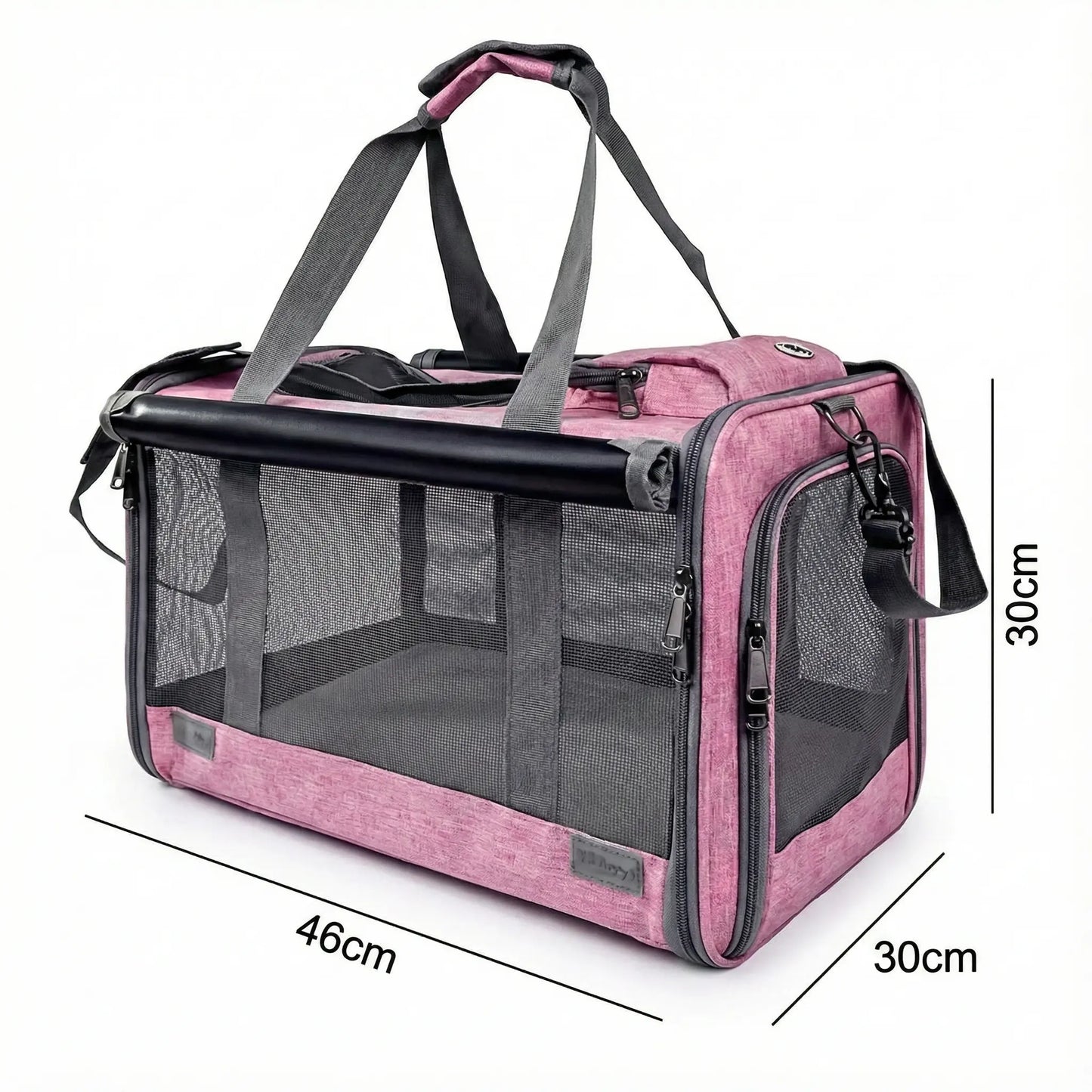 Sac de transport spacieux pour chat 7kg - interieur et acces