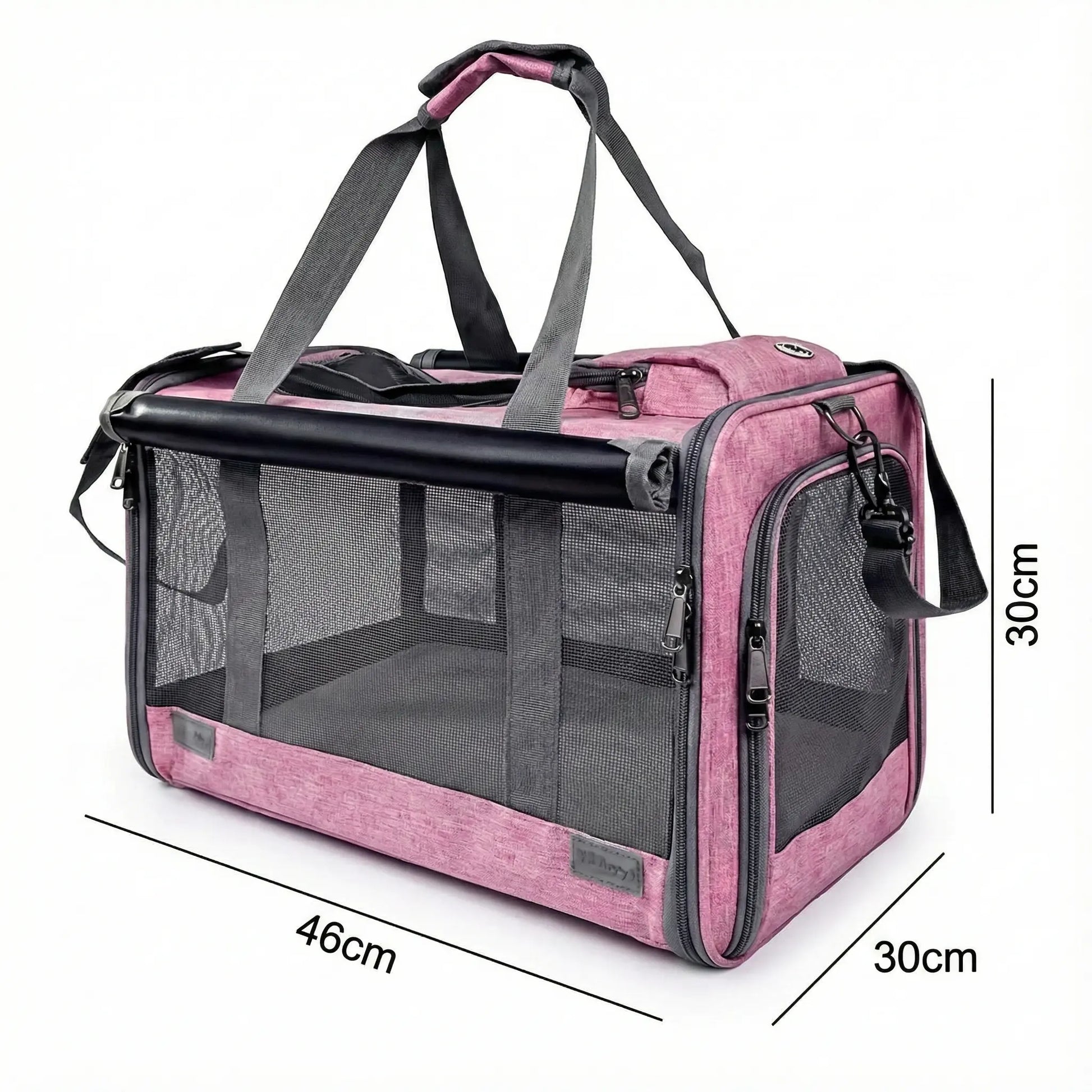 Sac de transport spacieux pour chat 7kg - interieur et acces